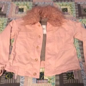 Lou and grey blush cropped jacket